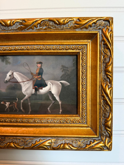 Man on Horse Framed Giclee Print