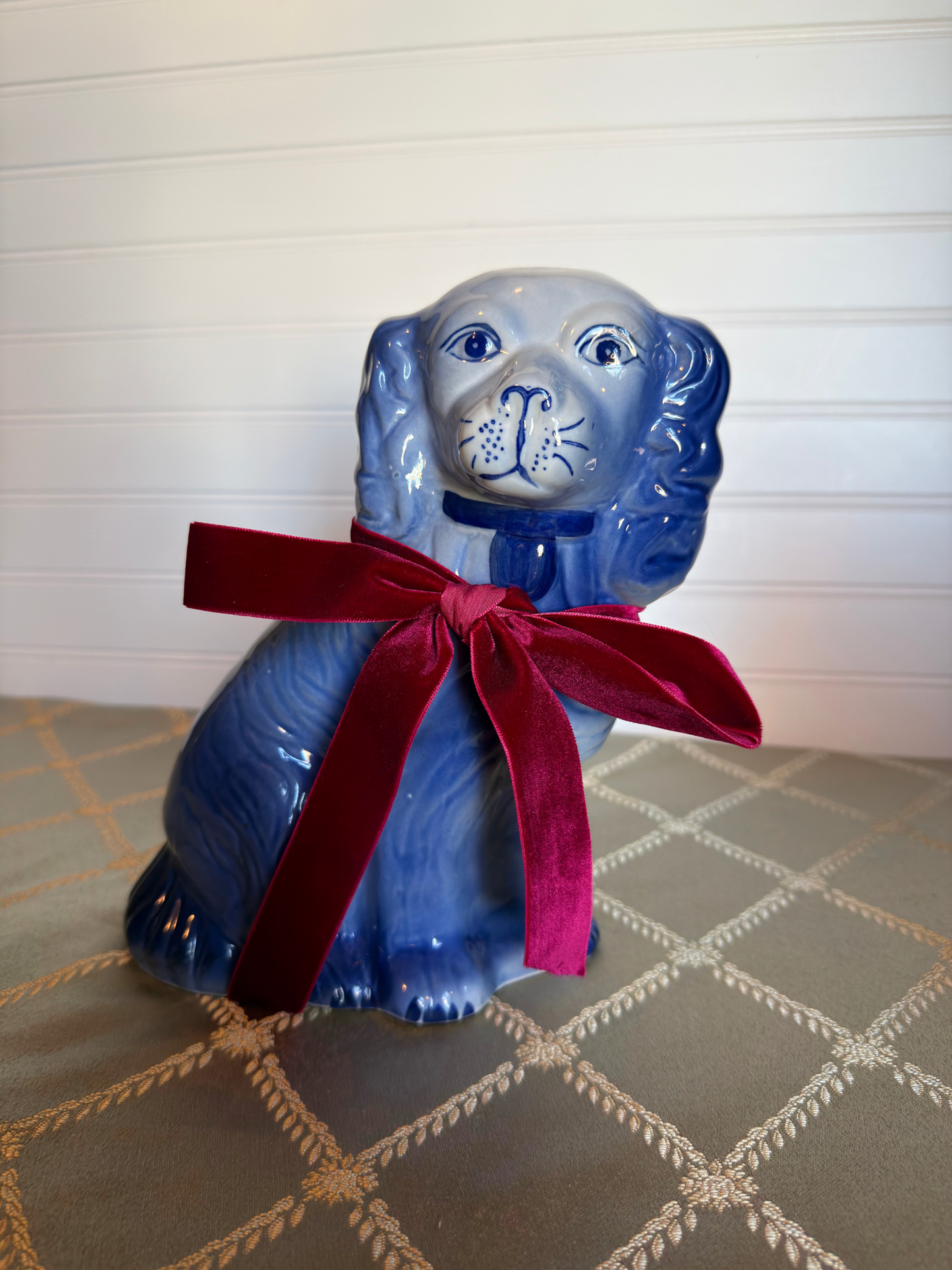 Single Blue Staffordshire Dogs