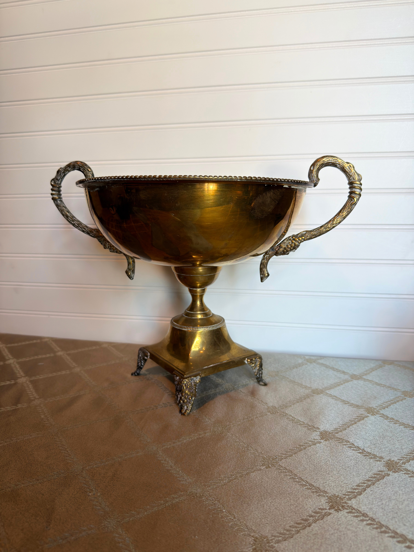 Brass Trophy Style Compote