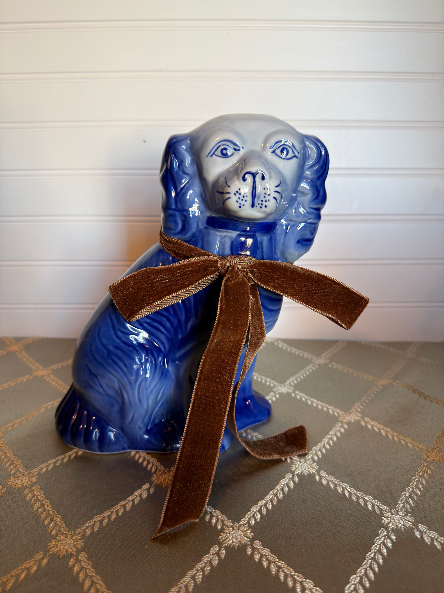 Single Blue Staffordshire Dogs