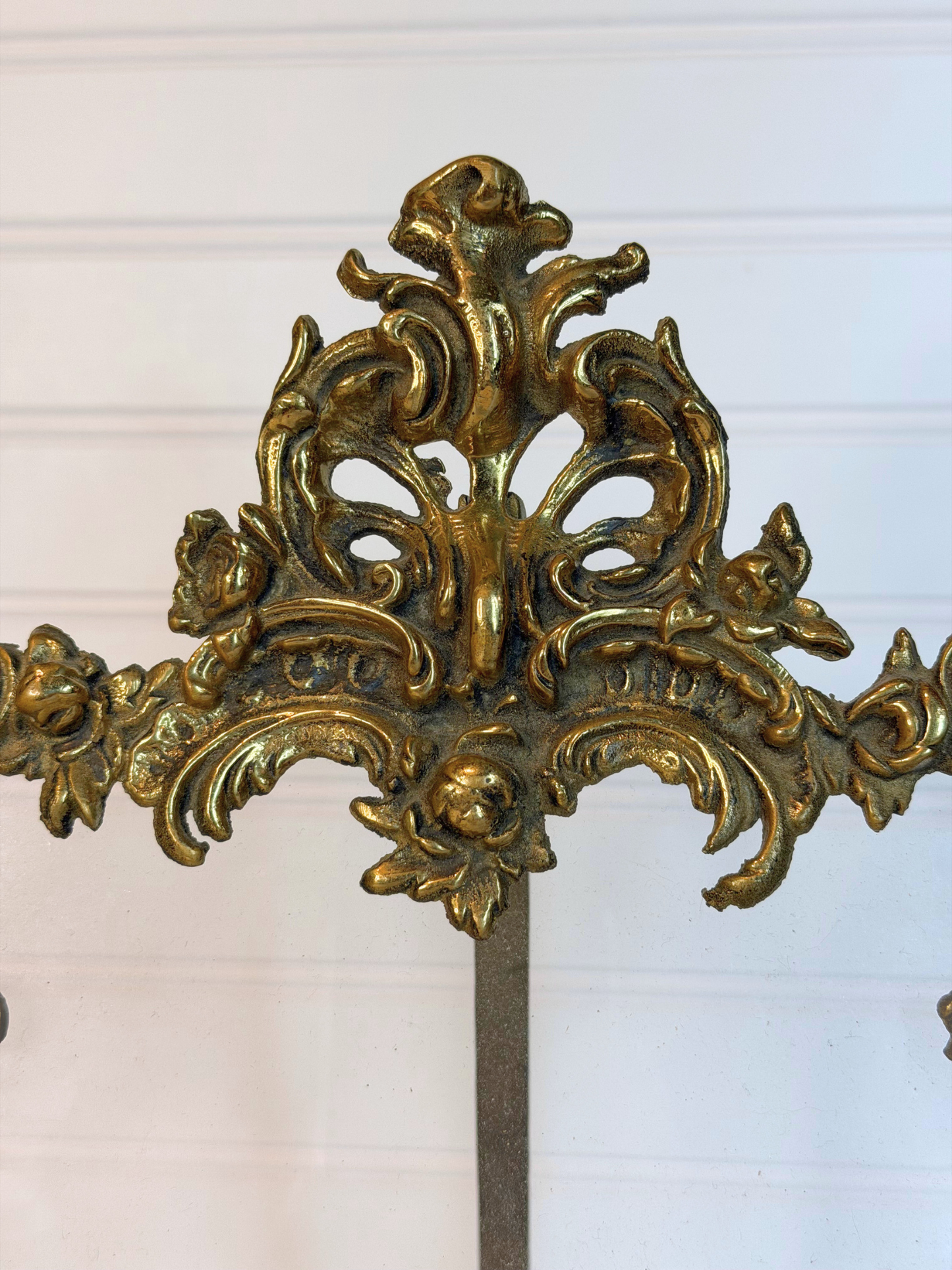 Gold Cast Iron Victorian Picture Frame