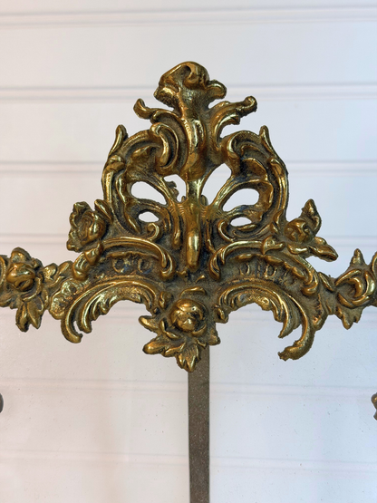 Gold Cast Iron Victorian Picture Frame