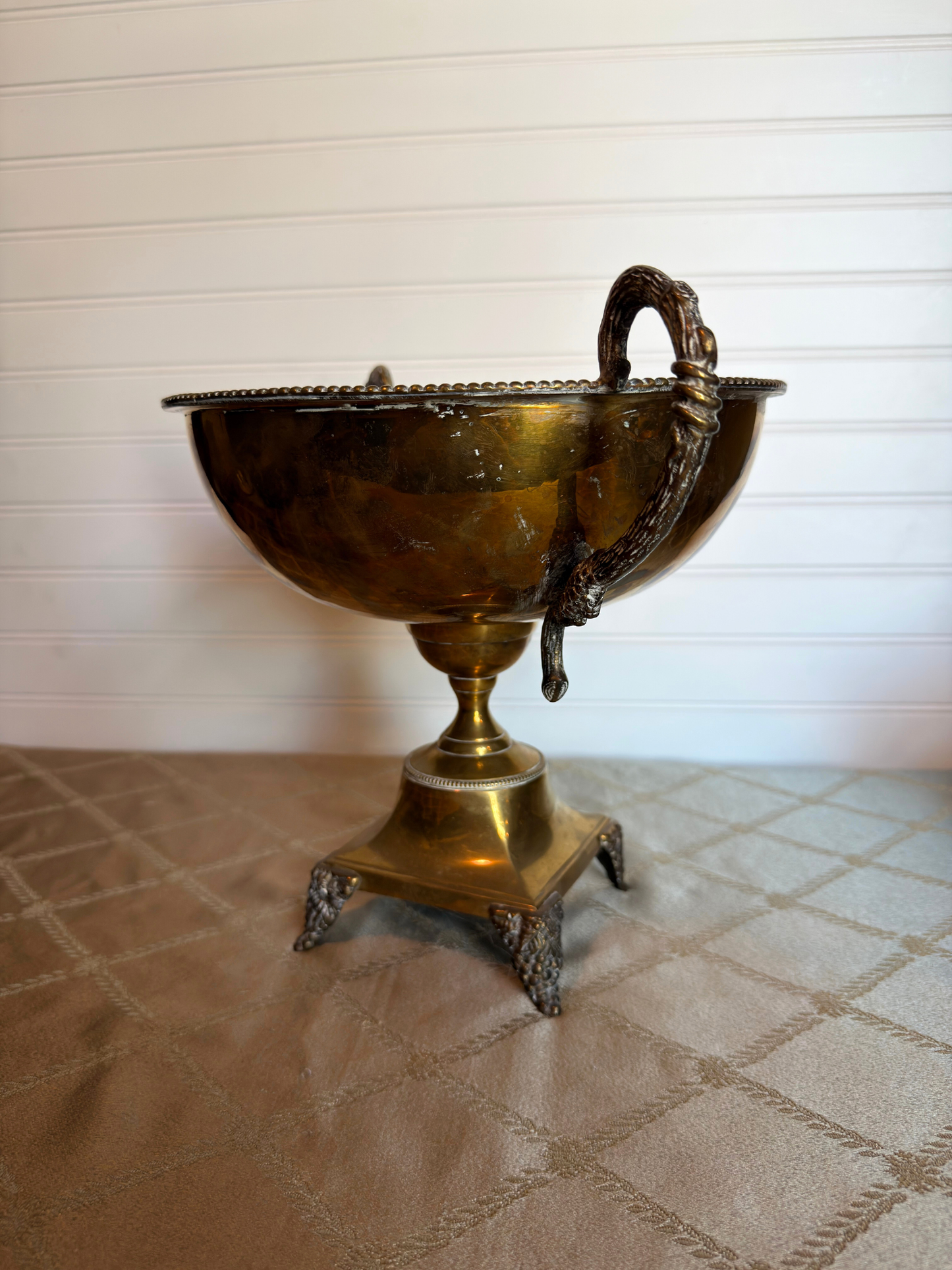 Brass Trophy Style Compote