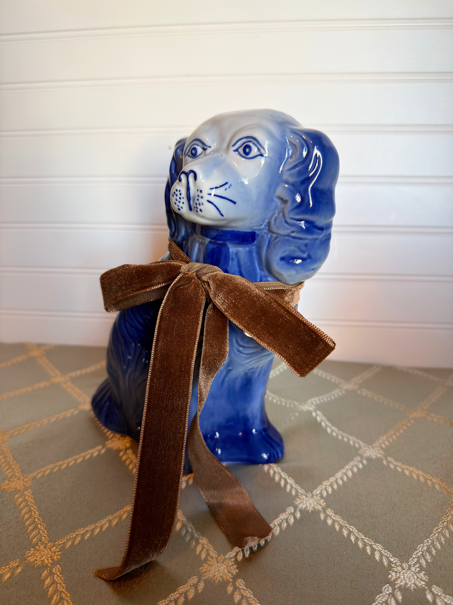 Single Blue Staffordshire Dogs