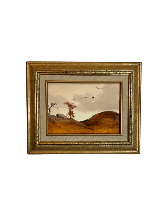 Landscape with Crows Framed Giclee Print