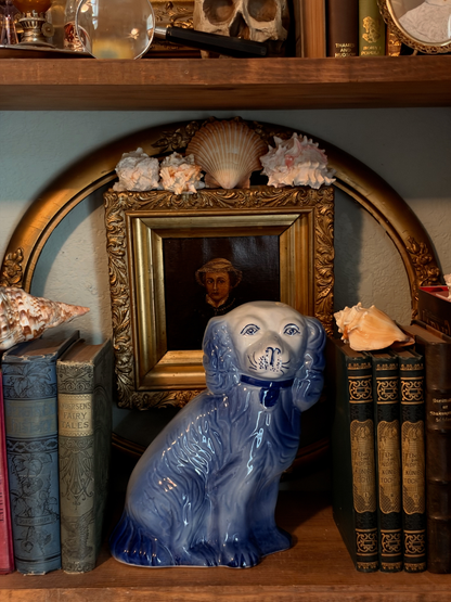 Blue Staffordshire Style Dog