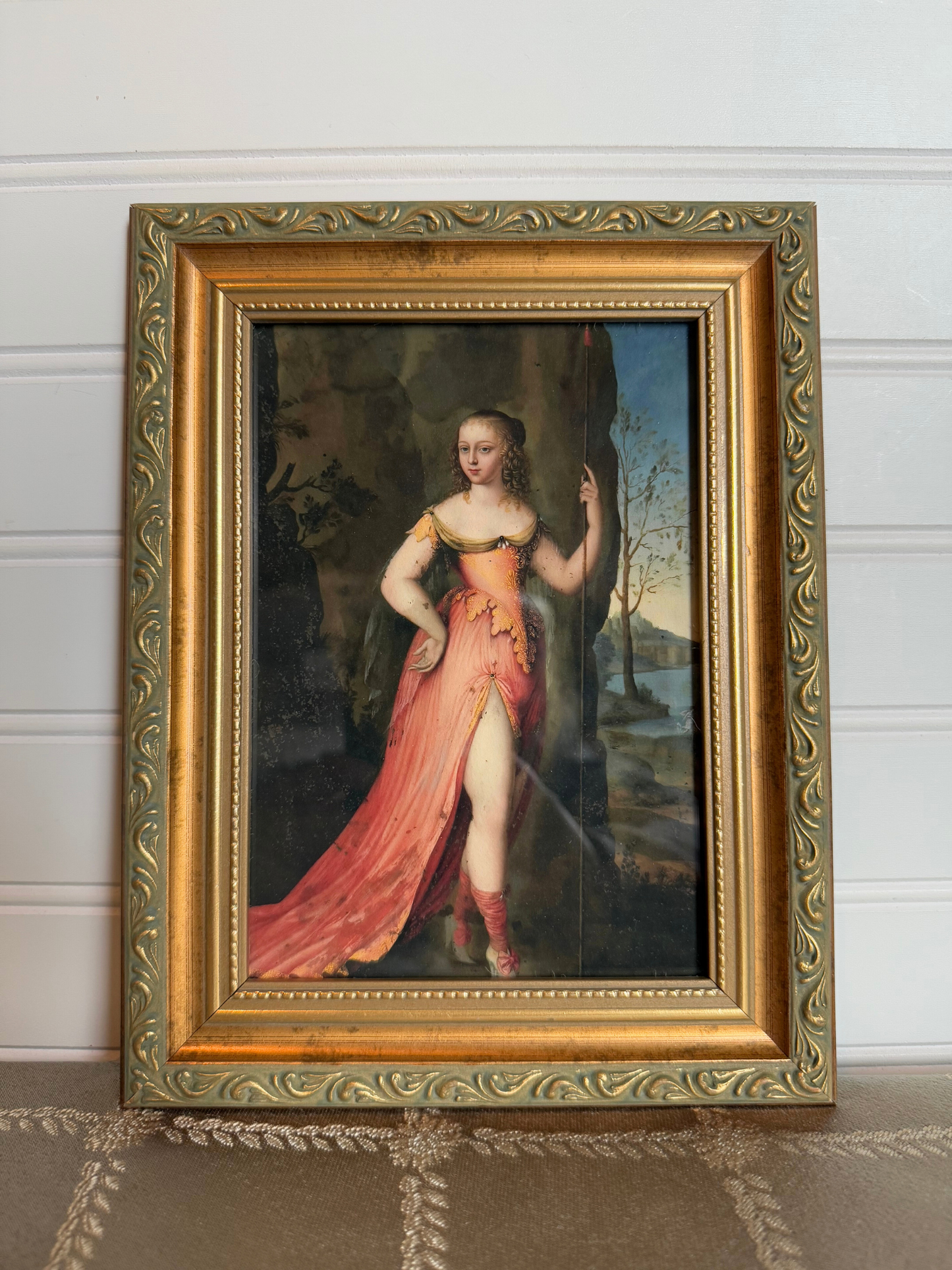 Lady as Diana Framed Giclee Print