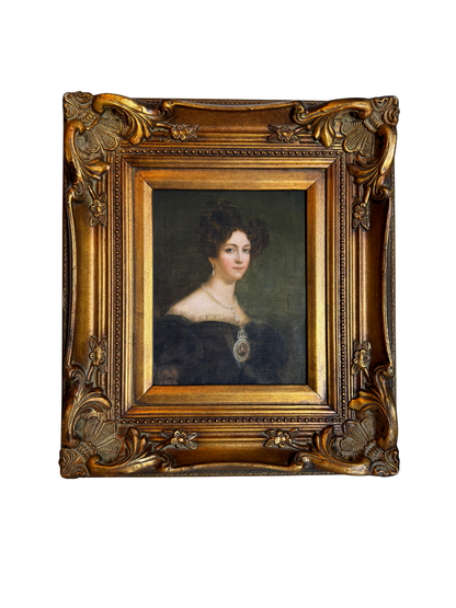 Framed Portrait of Empress of Brazil Print