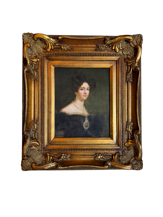 Framed Portrait of Empress of Brazil Print