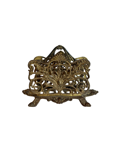Ornate Brass Letter Holder