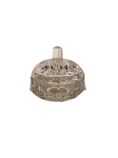 Lidded Crystal Trinket Dish
