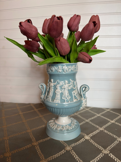 Italian Blue & White Vase