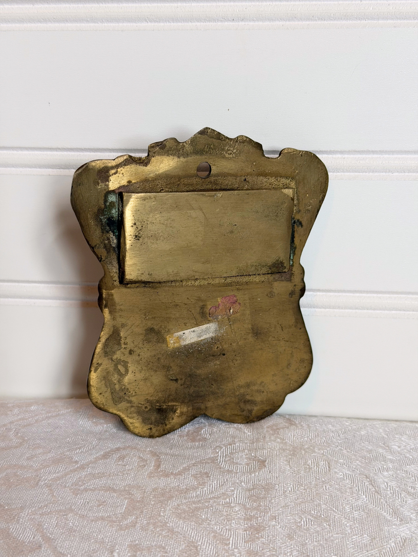 Brass Wall Mounted Match Holder