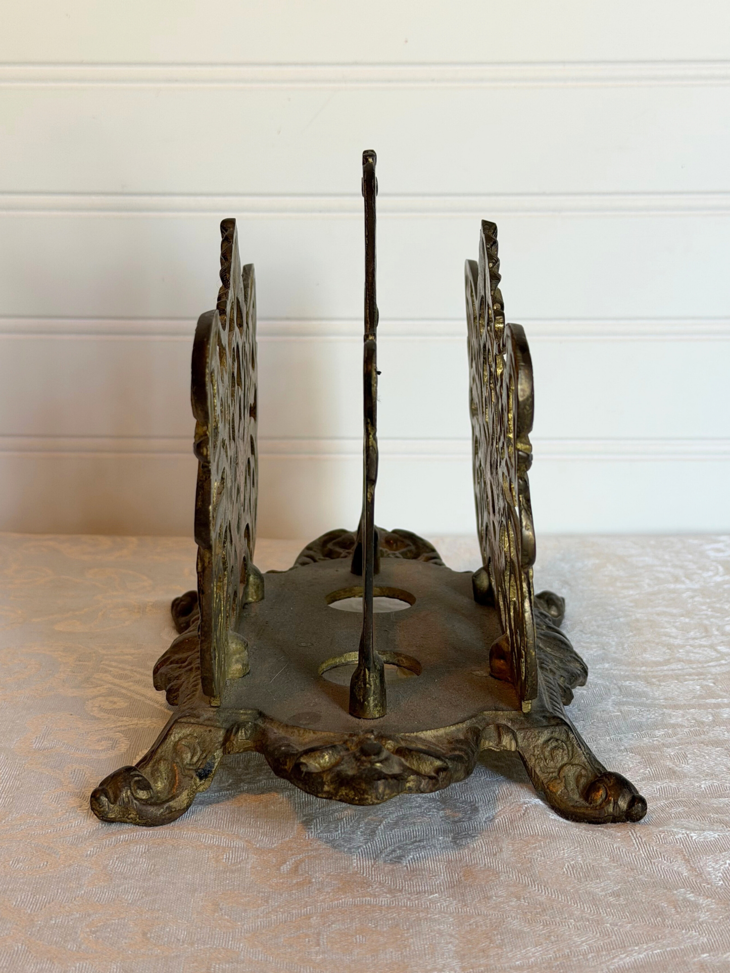 Ornate Brass Letter Holder