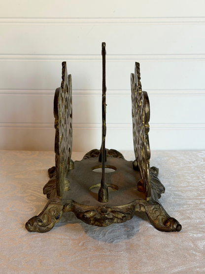Ornate Brass Letter Holder