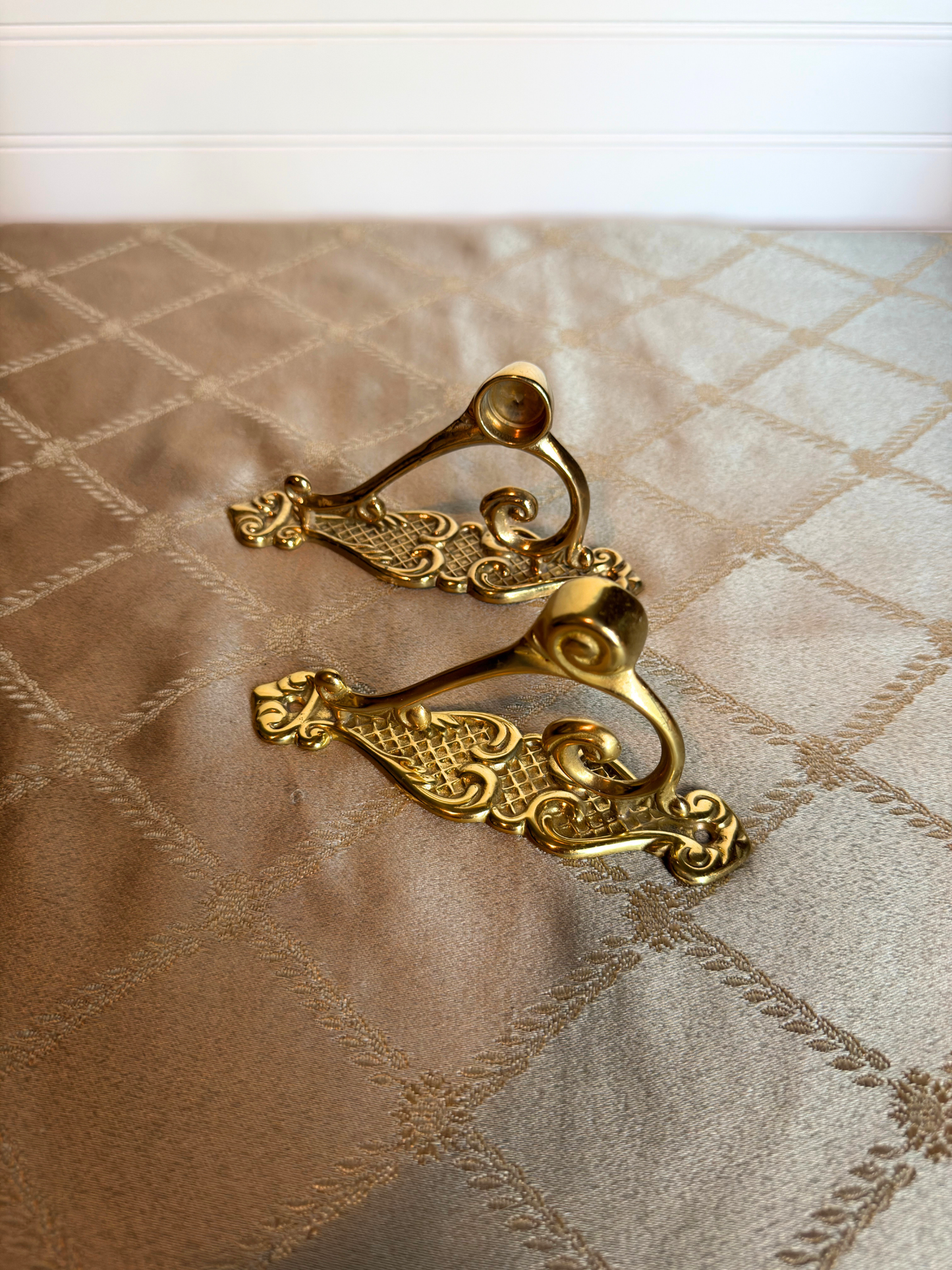 Brass Towel Bar Brackets