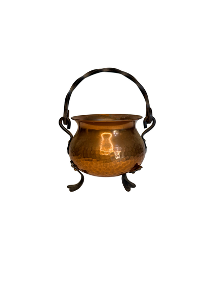 Copper Cauldron Planter