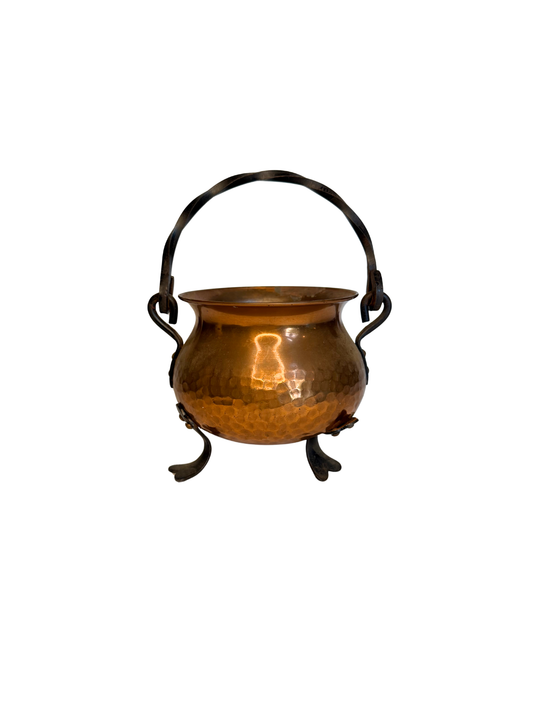 Copper Cauldron Planter