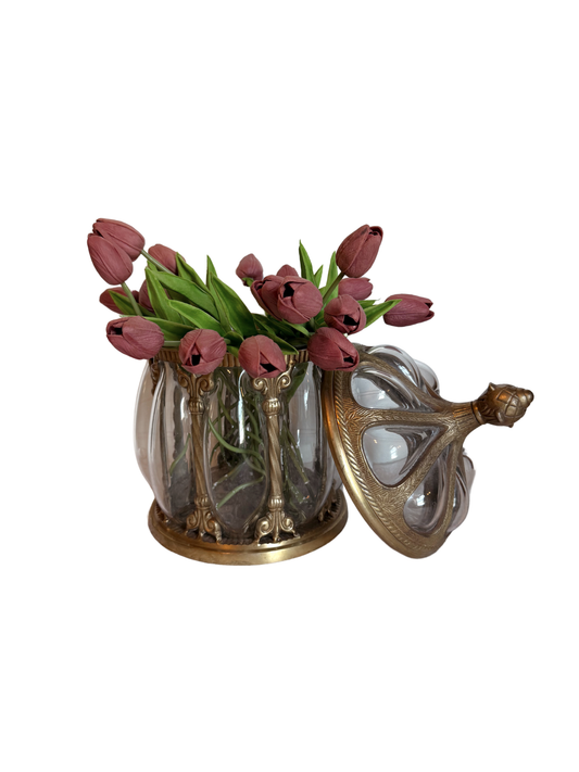 Brass & Bubble Glass Apothecary