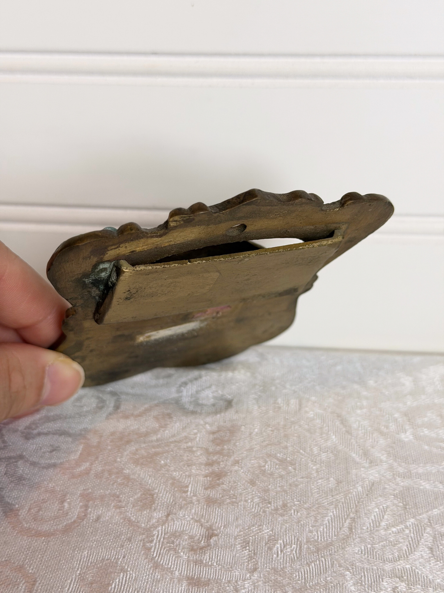 Brass Wall Mounted Match Holder