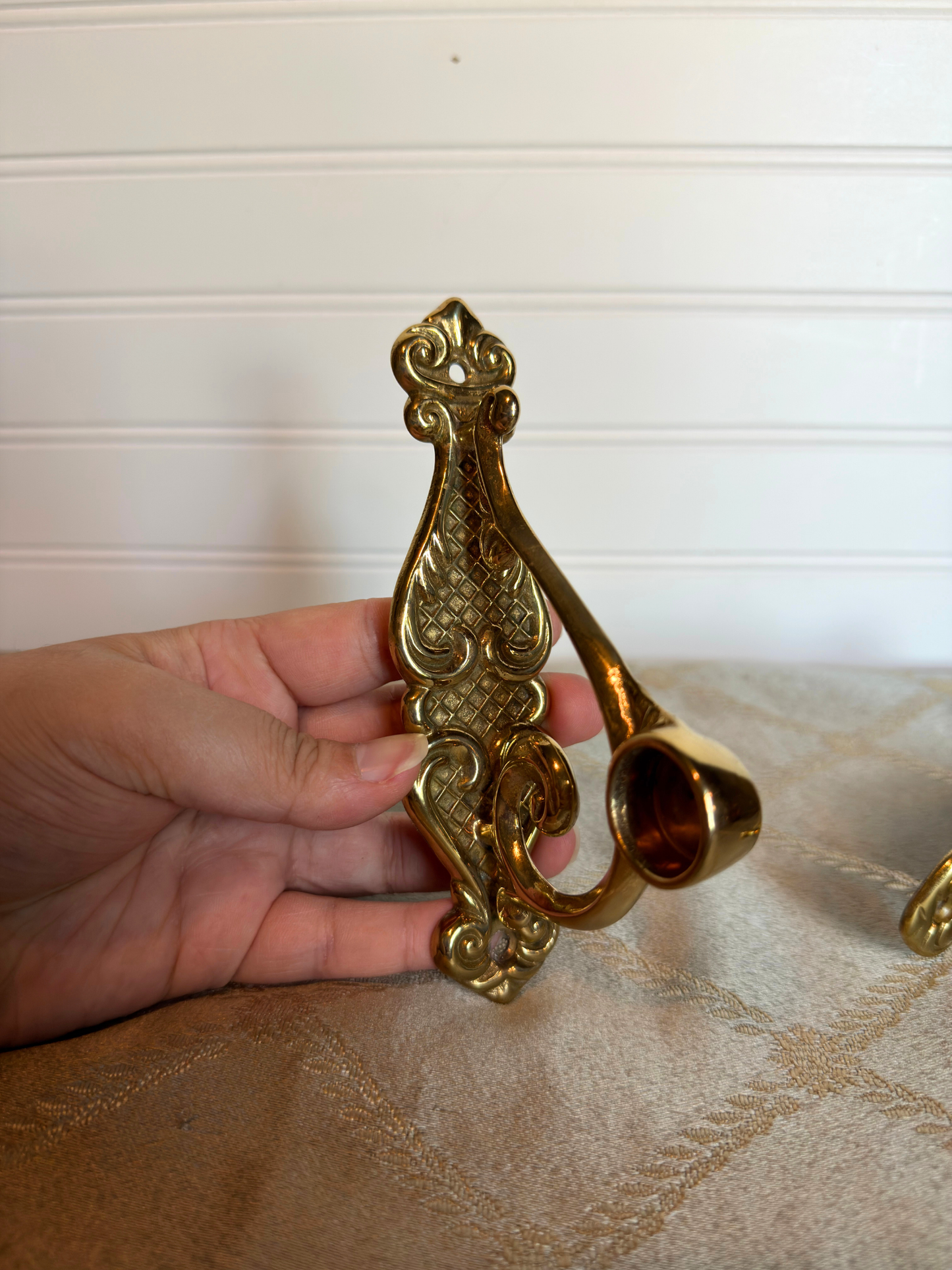 Brass Towel Bar Brackets