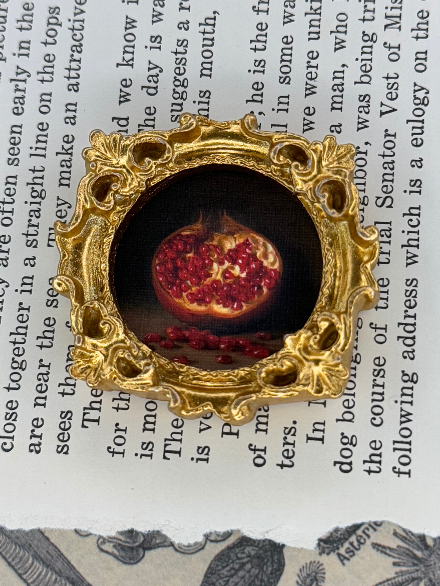 Mini Pomegranate Magnet
