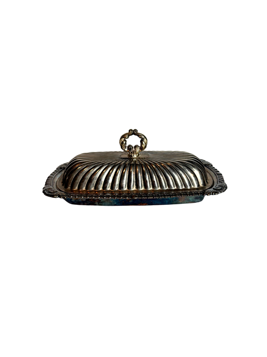 Silver Plated Butter Dish