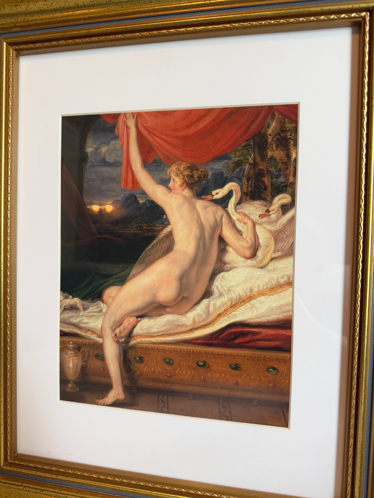 Venus & Swans Framed Giclee Print