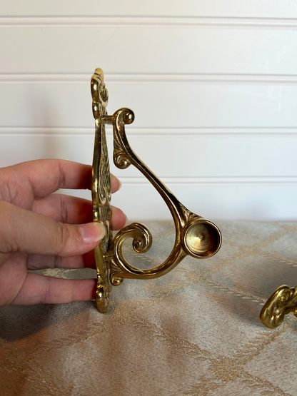 Brass Towel Bar Brackets