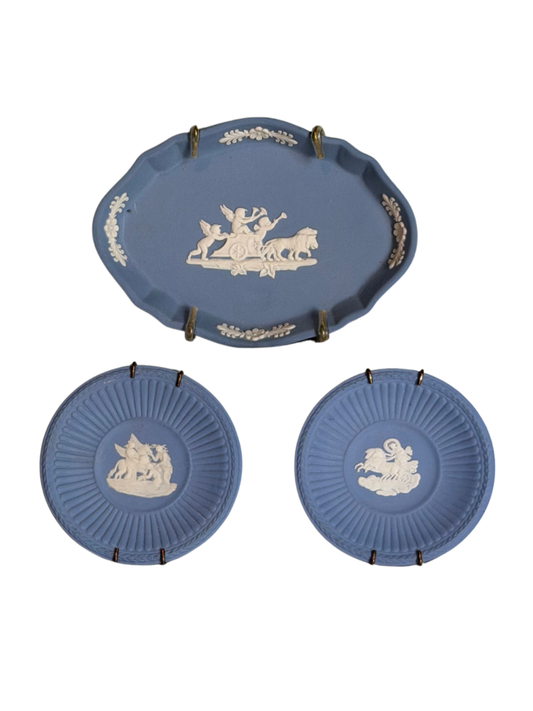 Set of 3 Wedgwood Jasperware Dishes