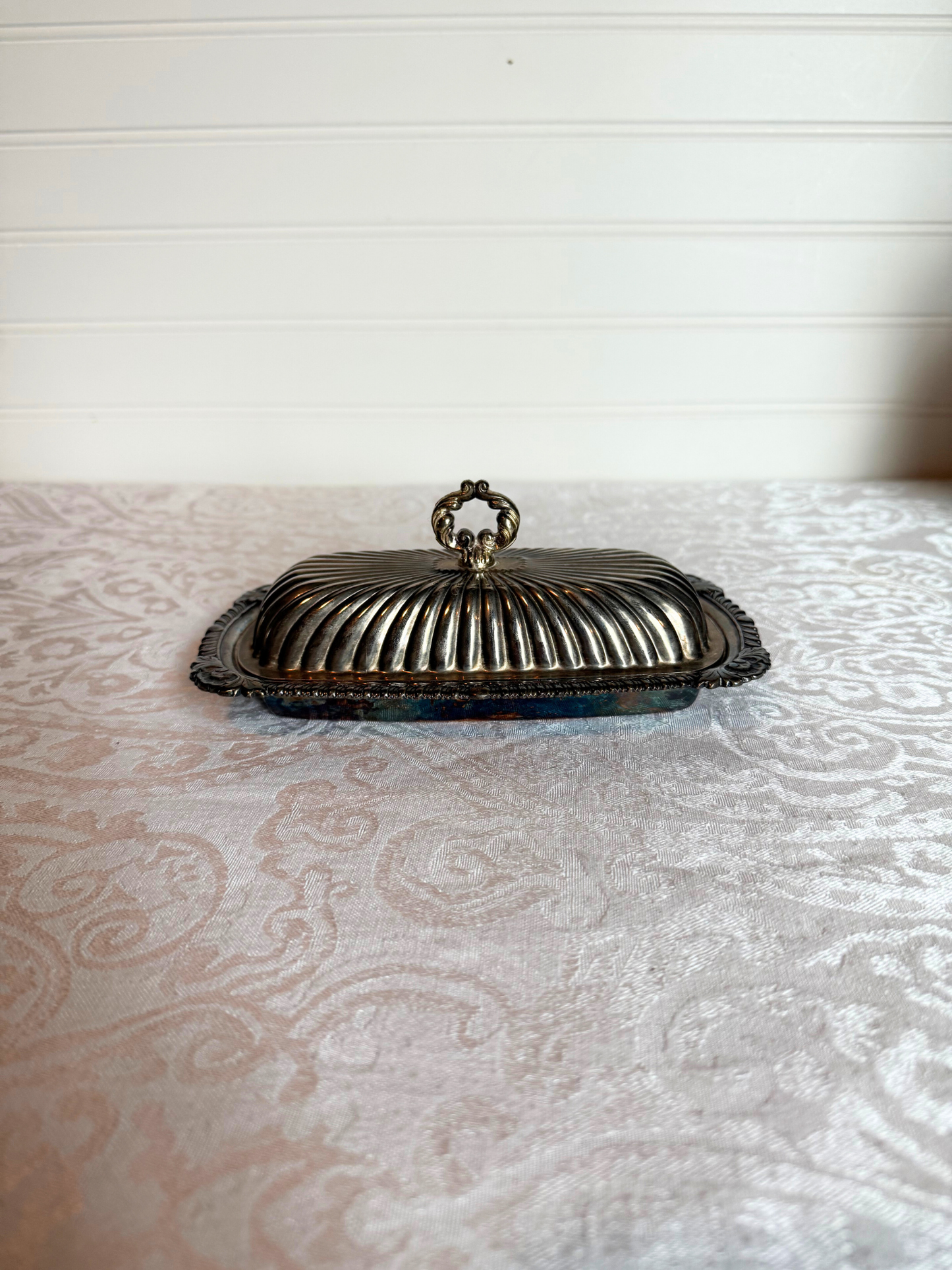 Silver Plated Butter Dish