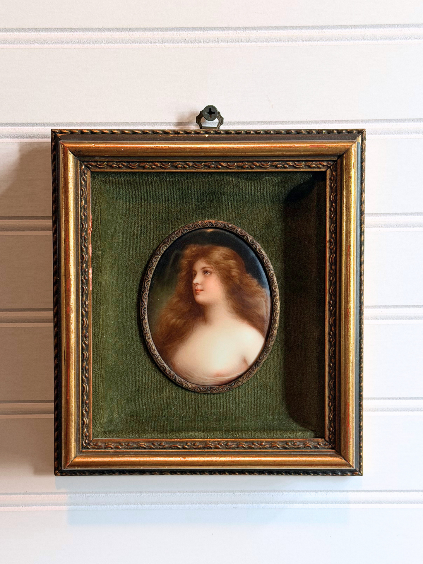 Portrait Painting on Porcelain