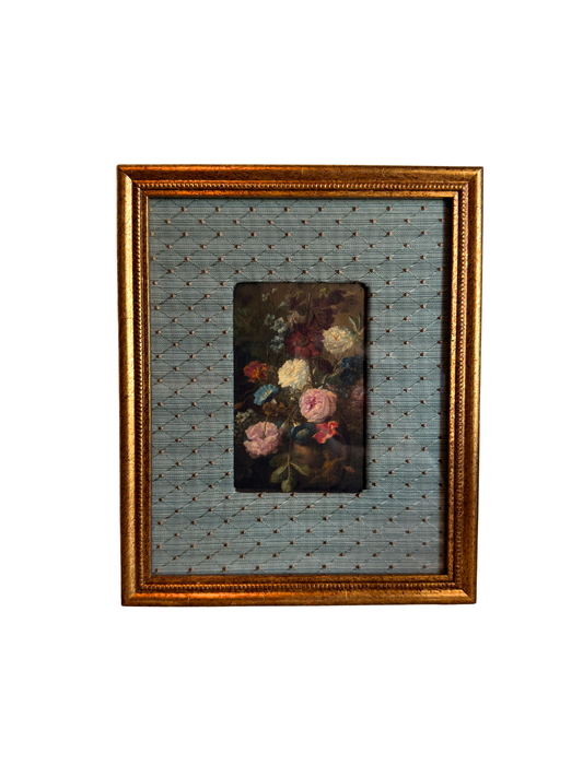 Framed Vase of Flowers Print