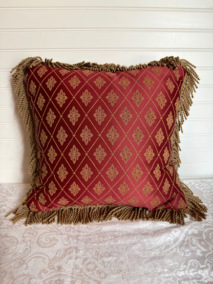 Red & Gold Throw Pillows