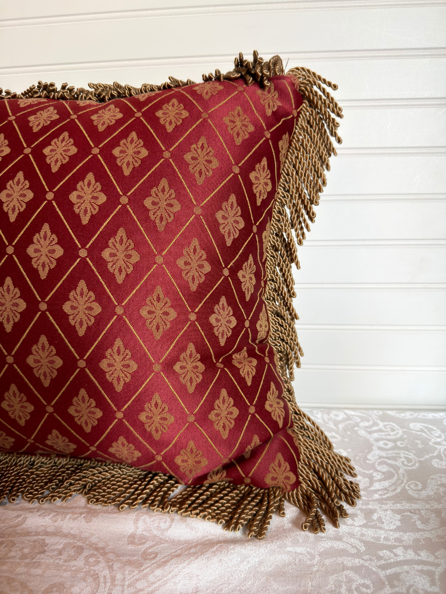 Red & Gold Throw Pillows