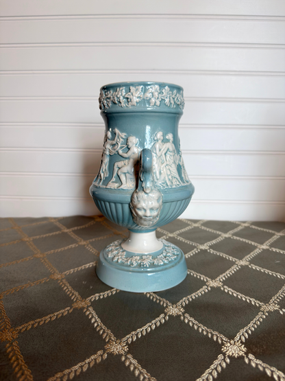 Italian Blue & White Vase