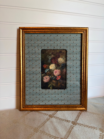 Framed Vase of Flowers Print