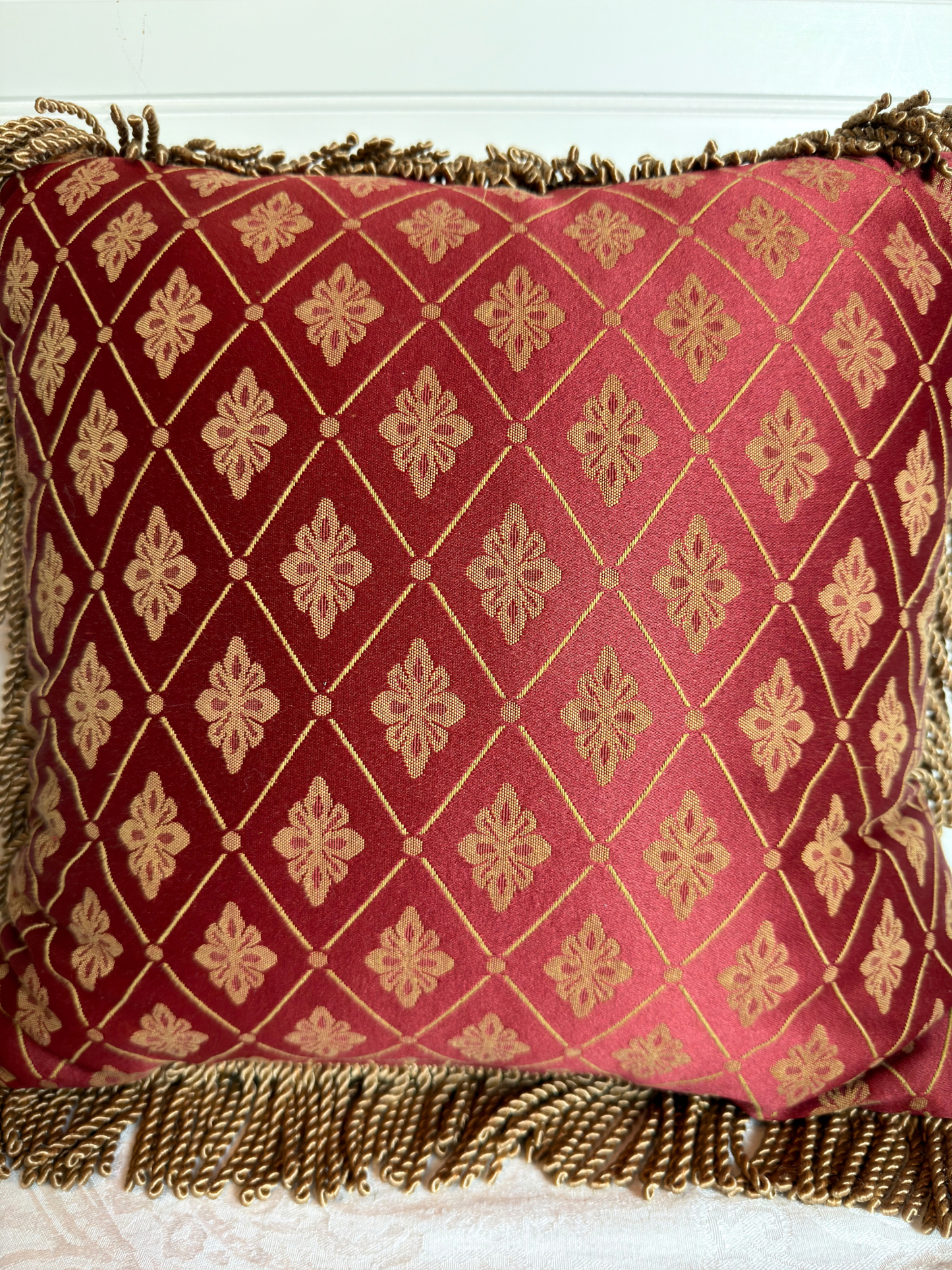 Red & Gold Throw Pillows