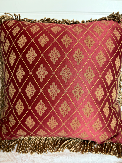 Red & Gold Throw Pillows