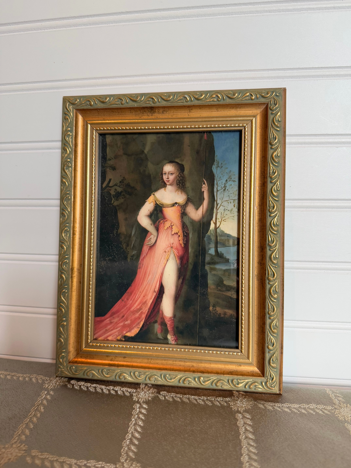 Lady as Diana Framed Giclee Print