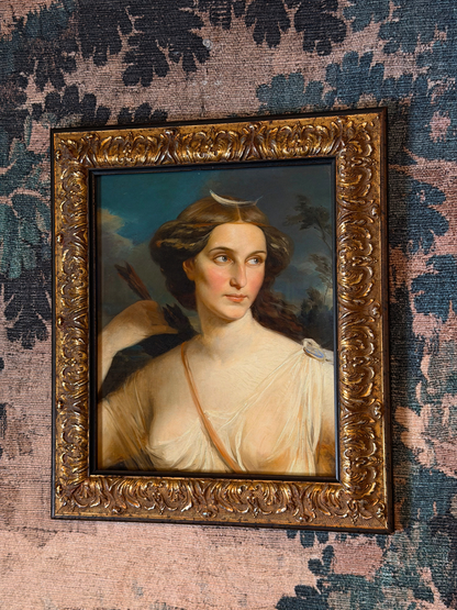 Framed Goddess Diana Giclee Print