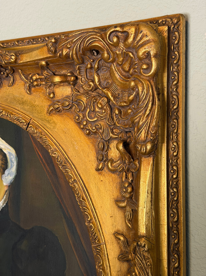 Portrait Of A Seated Lady Painting