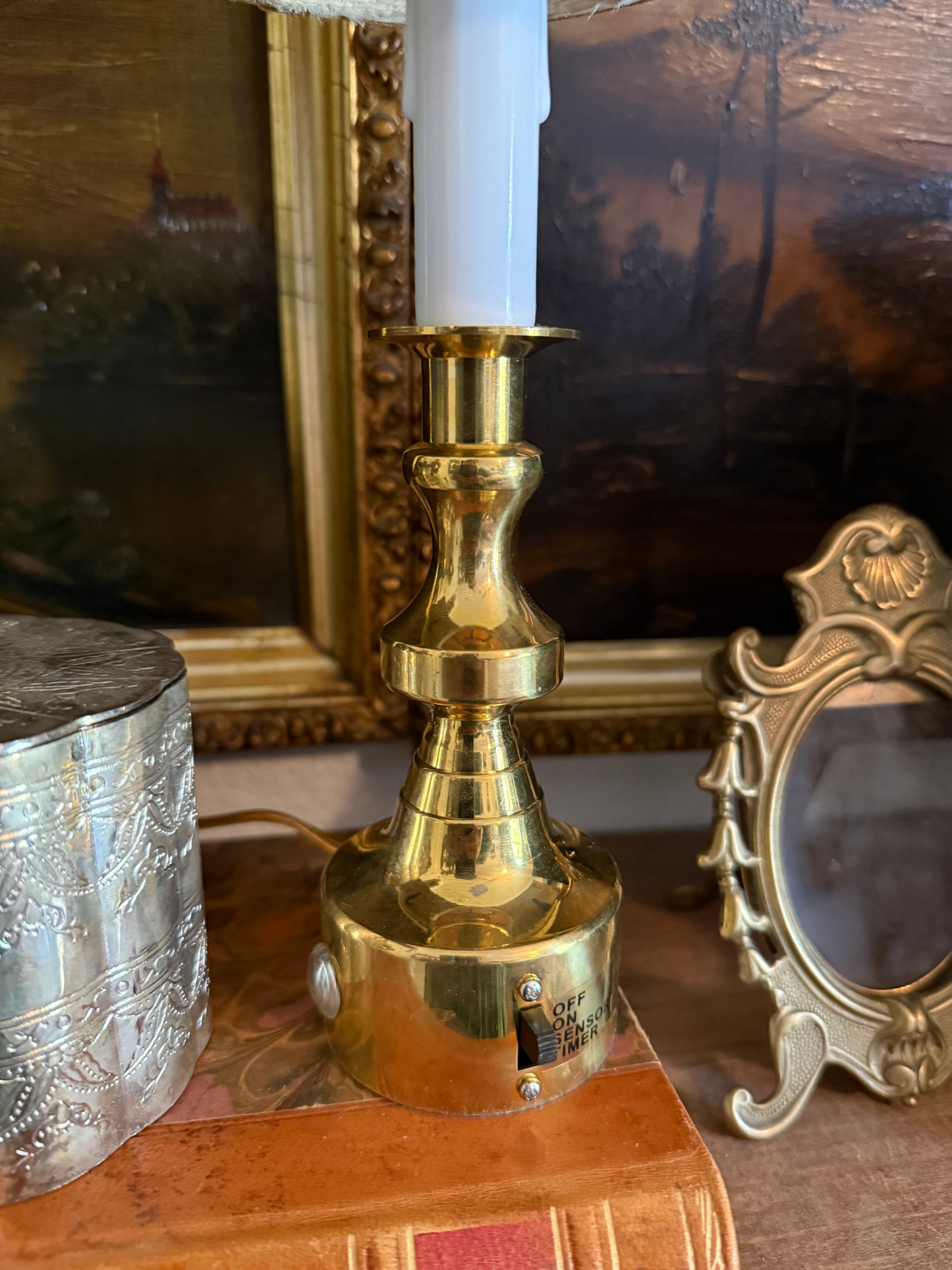 Brass Lamp (With Shade)