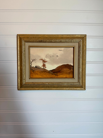 Landscape with Crows Framed Giclee Print