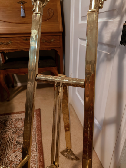 Large Floor Brass Easel