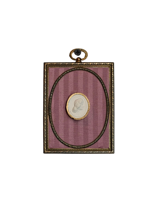Framed Goddess Melpomene Intaglio