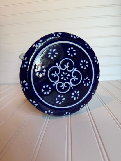 Blue & White Porcelain Plant Stand