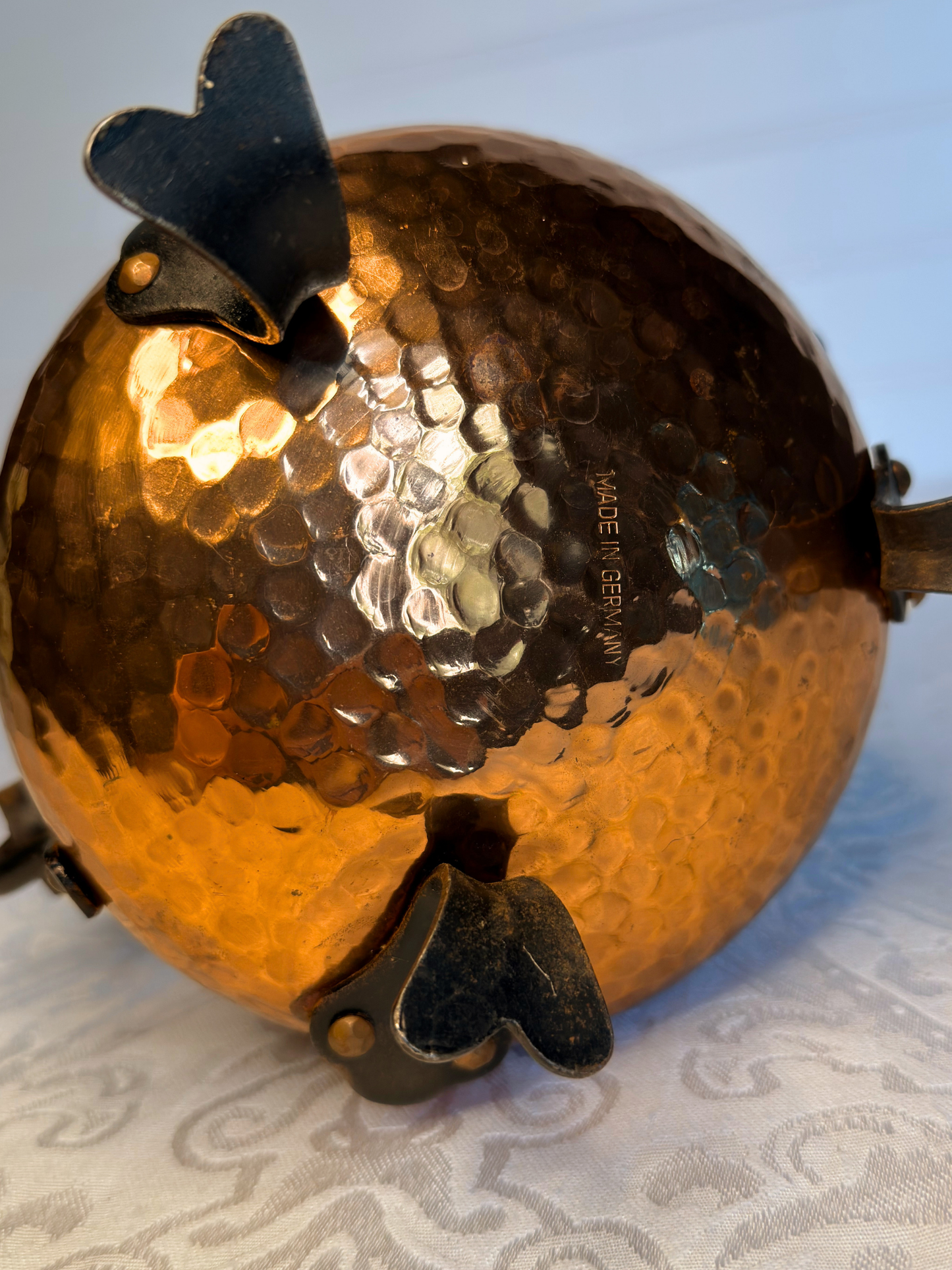 Copper Cauldron Planter