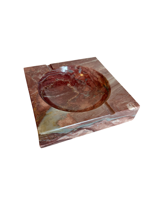 Dark Pink Marble Ashtray