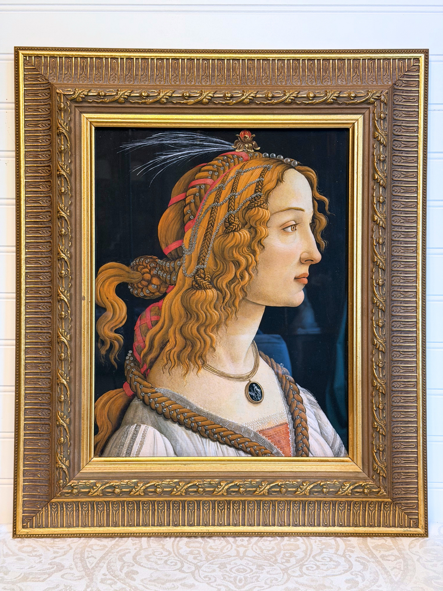 Framed Portrait of a Lady Giclee Print